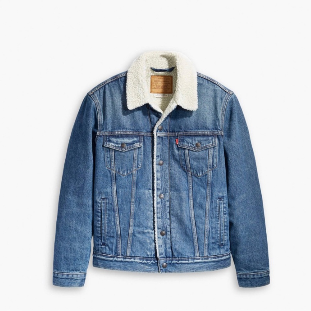 Levi’s sherpa jean jacket